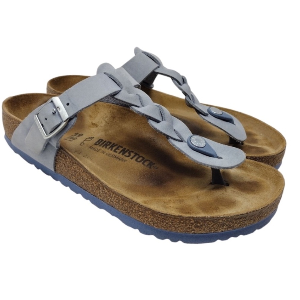 Birkenstock Dusty Blue Gizeh Braided Sandals- Sz 8 - Picture 4 of 6